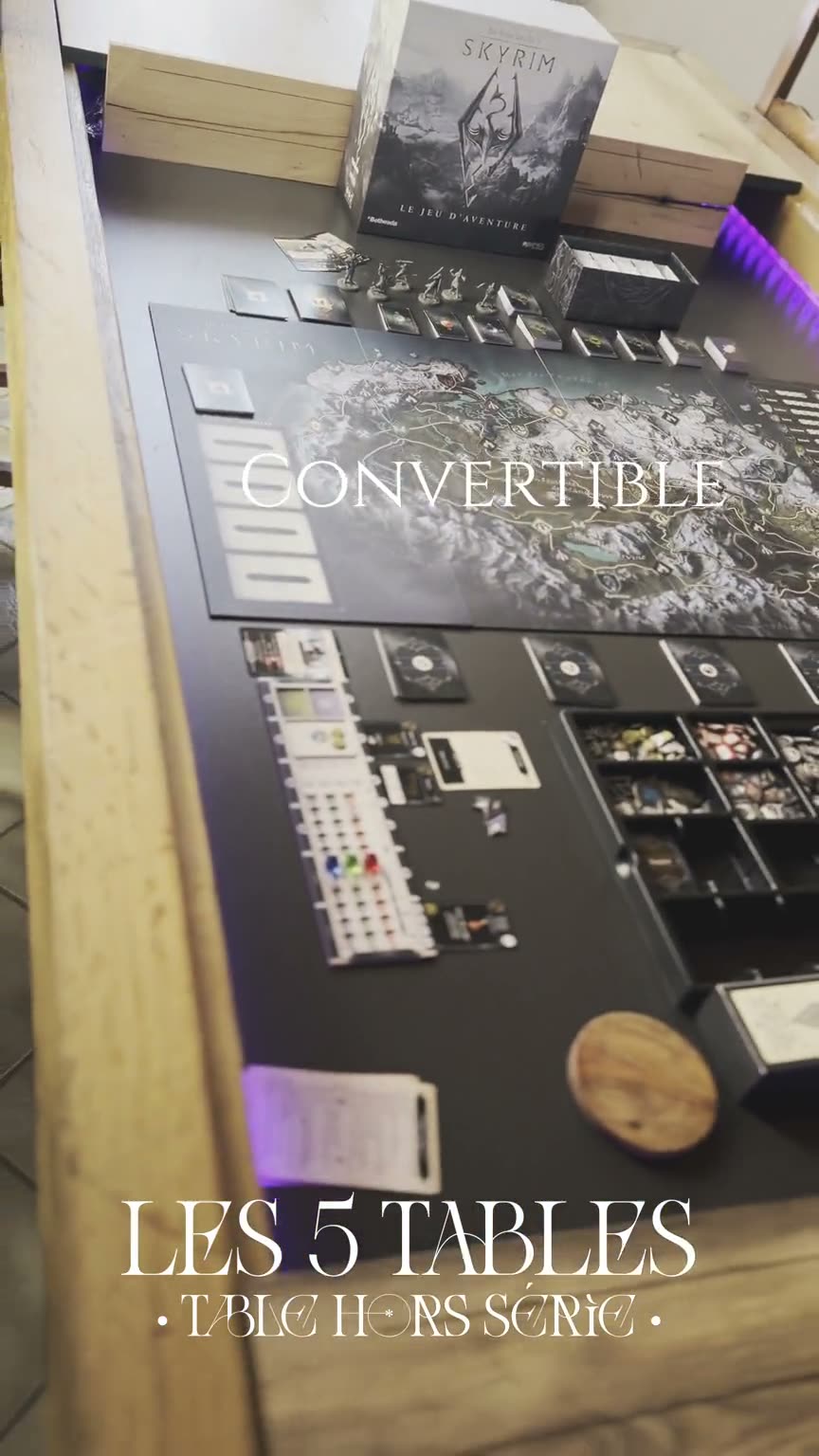 Le Dragon, la table en vidéo